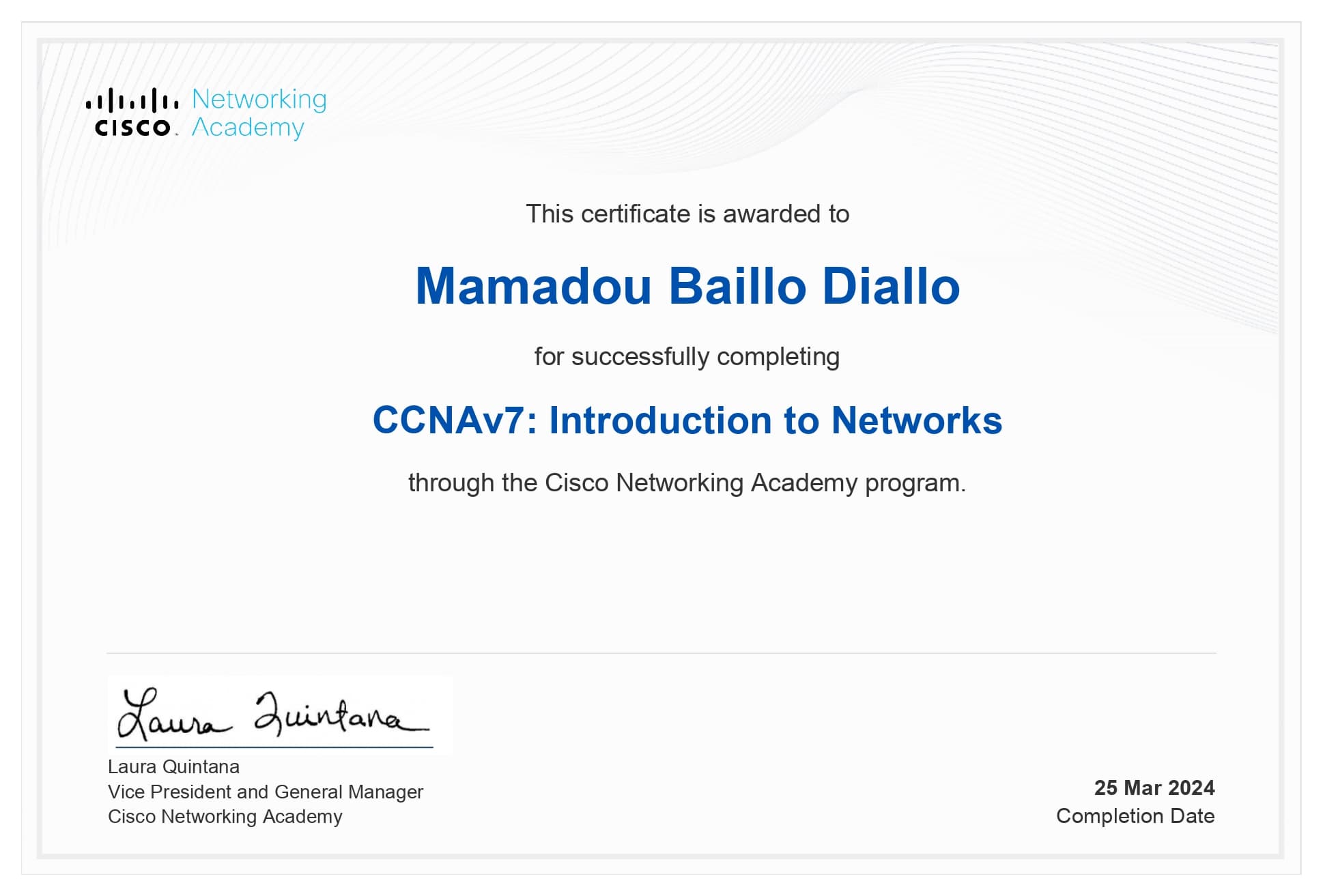 CCNAv7: Introduction to Networks